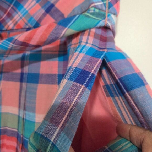 NWT TALBOTS PLAID MIDI FULL SKIRT SIZE 10 / MEDIUM - Picture 7 of 16